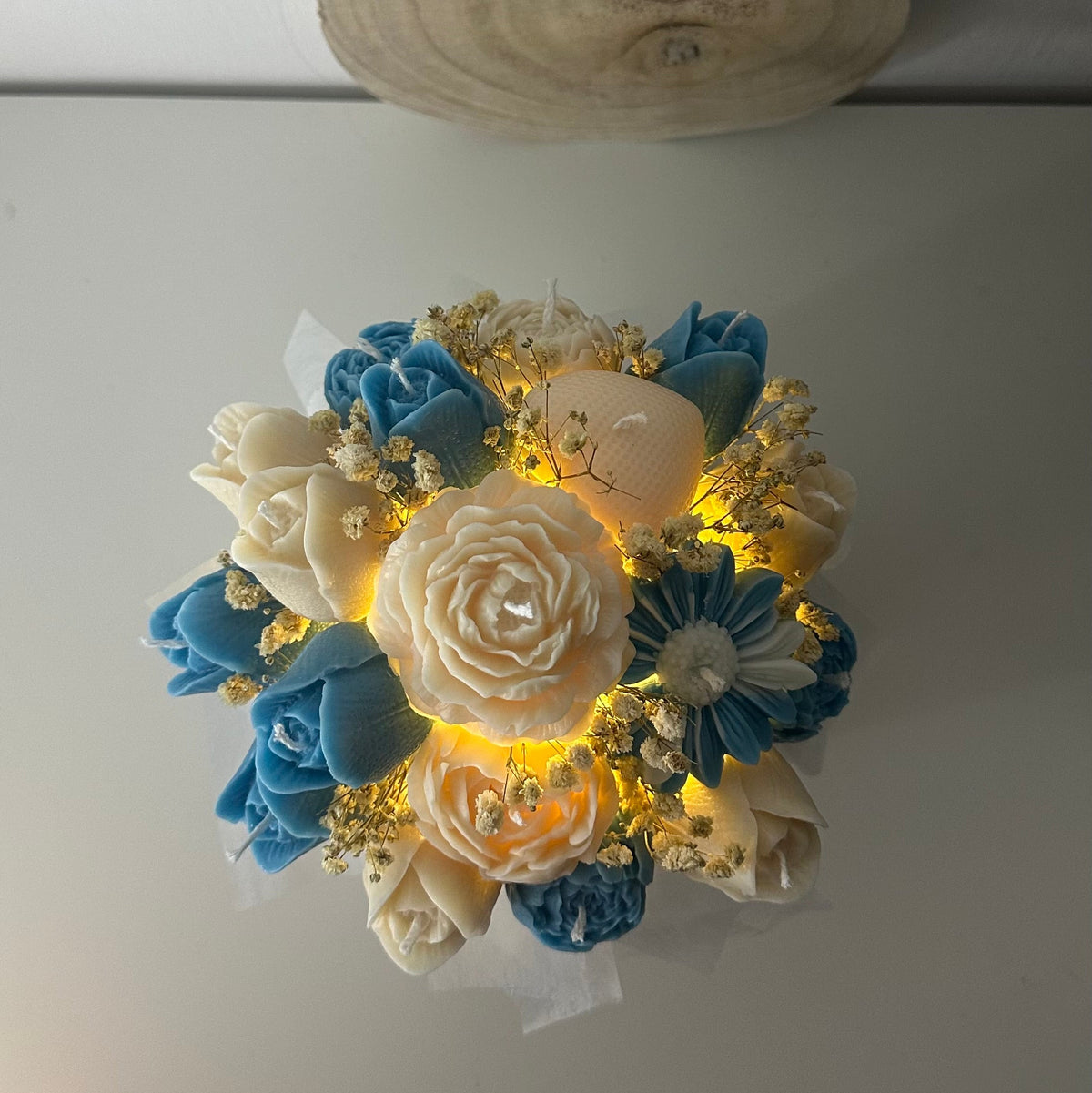 Blue Illuminated Bouquet -M