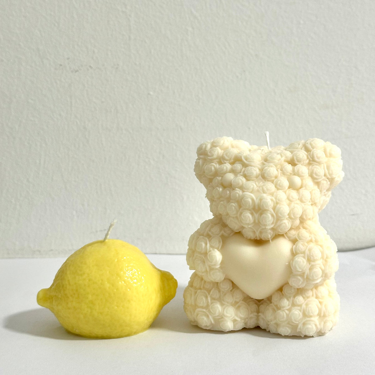 Floral Bear Candle – Large