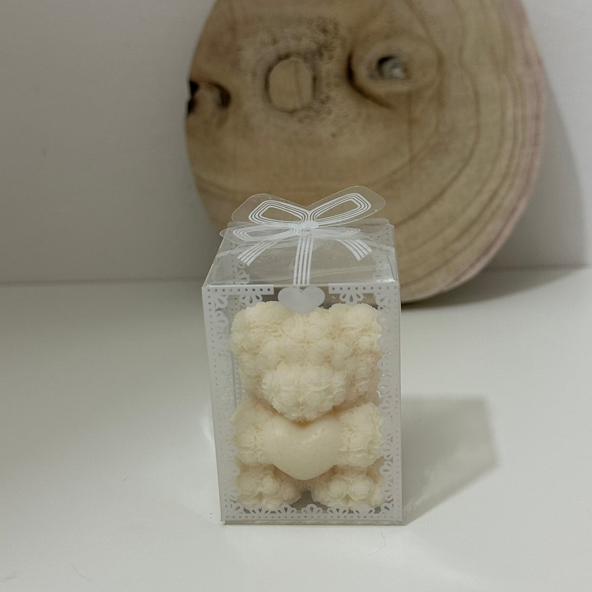 Floral Bear Candle – Small