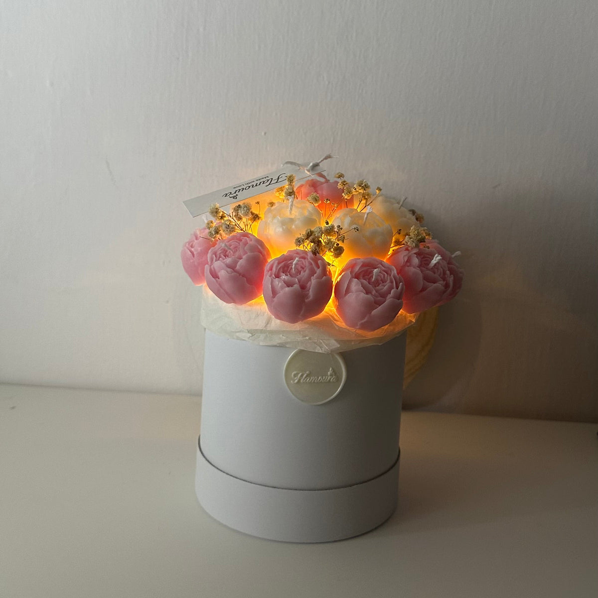 Blush Illuminated Bouquet - M