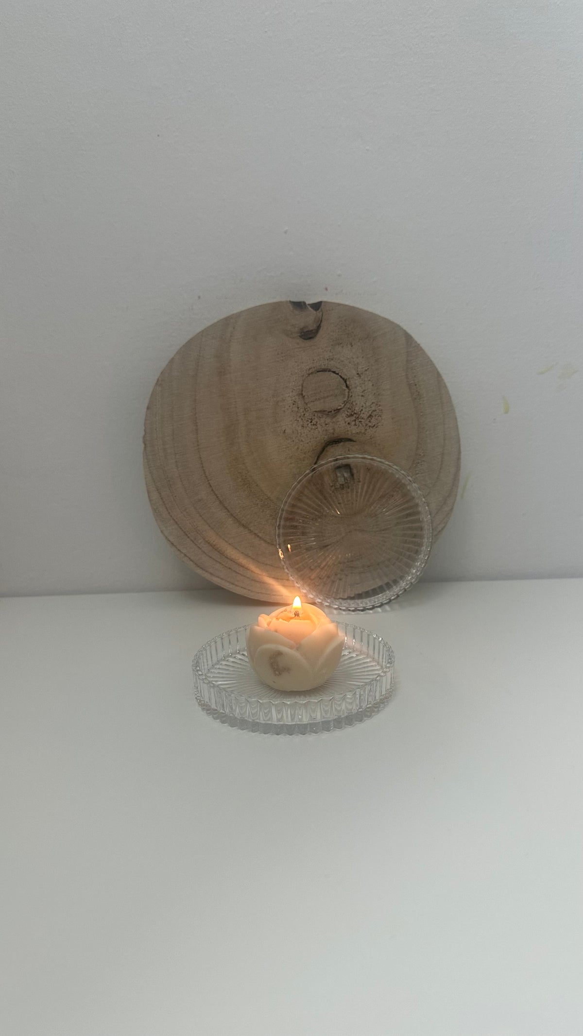 Crystal Candle Tray