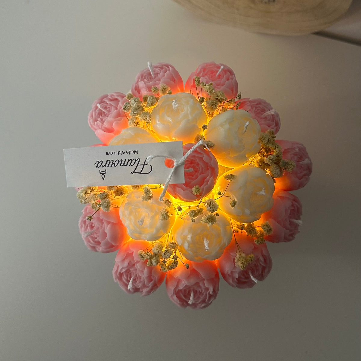 Blush Illuminated Bouquet - M