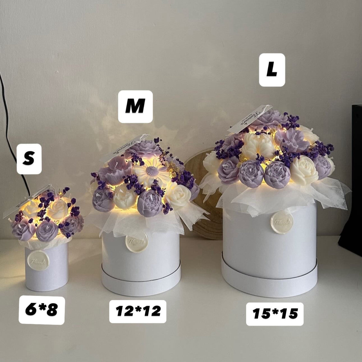 Lavender Illuminated Bouquet
