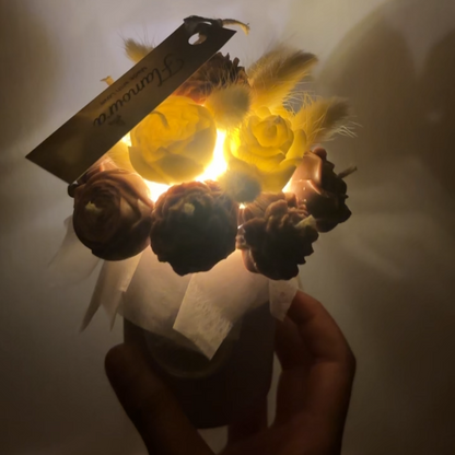 Mocha Illuminated Bouquet - S