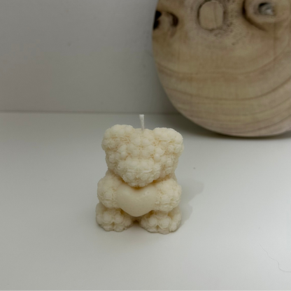 Floral Bear Candle – Small