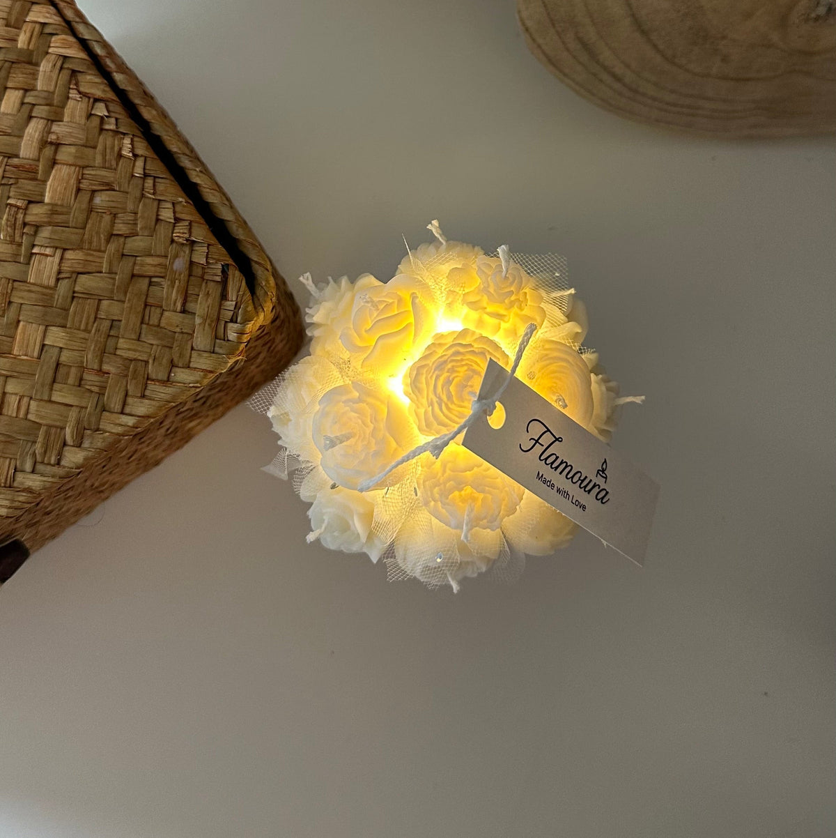 Pearl Illuminated Bouquet - S