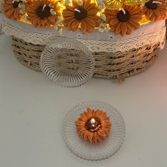 Crystal Candle Tray