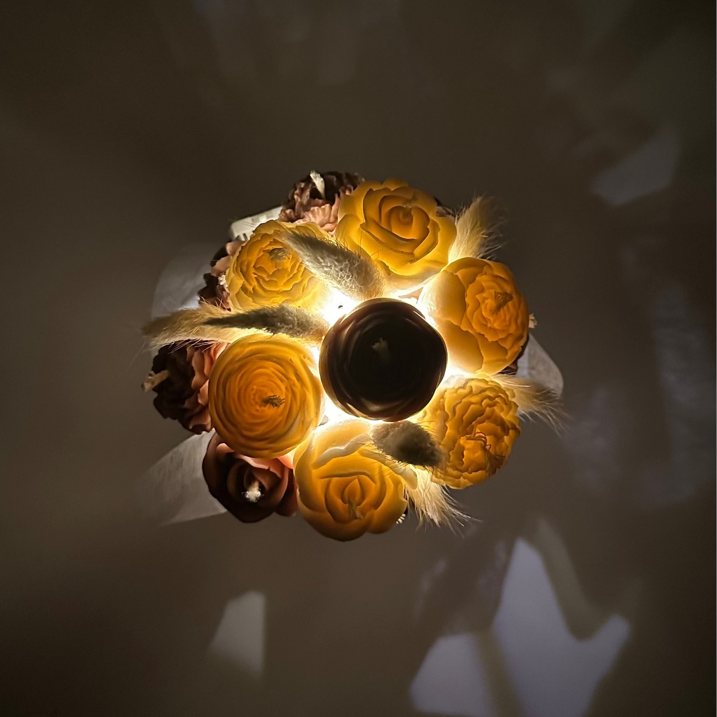 Mocha Illuminated Bouquet - S