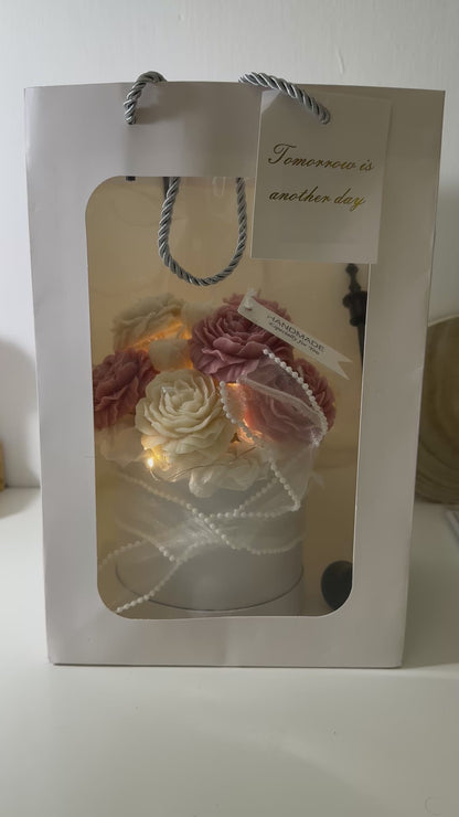 Mauve Illuminated Bouquet - M